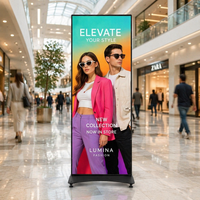 Pantalla LED Publicitaria P2.5 y Pantalla LED Programable con Pantalla Digital para Publicidad, Máquina de Publicidad para Guía Bancaria