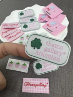 Etiqueta de tela hecha a mano con cinta de doble cara, etiqueta de índice, marcapáginas, pegatina, Libro rojo pequeño, personalización recomendada