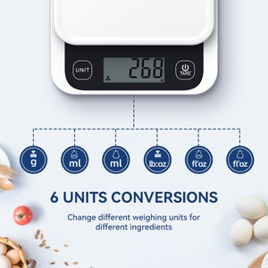 <span class=keywords><strong>Balance</strong></span> de cuisine intelligente Bluetooth KP2048B Précision 5 kg/0,1 g Pesage et suivi nutritionnel pour des modes de vie sains - Product Image 4