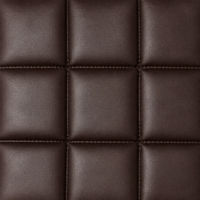 Chaise de bar JOHOOFURNITURE en cuir PU marron chocolat matelassé, coque blanche, hauteur réglable, vente en gros, tabouret de bar, pub
