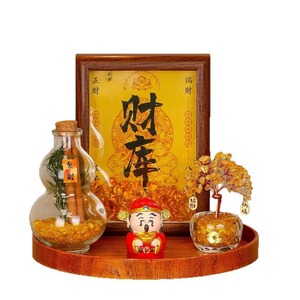 Set de Decoración Feng Shui para el Hogar con Árbol del Dinero de Canela para Sala de Estar, Regalo de Año Nuevo Chino, Paquete de Varias Piezas - Product Image 5