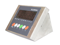 Contrôleur Signal SL200AL, boîtier en acier inoxydable 304, communication RS232/RS485, affichage numérique, logistique, pesage des animaux, DIN