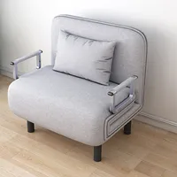 Modern Multifunctional Folding Bunk Bed, Single Sofa Bed