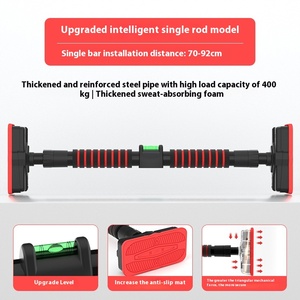 Barre de fitness horizontale d'intérieur OEM, sans perçage, rétractable, écologique, en acier, unisexe, vente en gros, prix abordable, modèle 1 - Product Image 6
