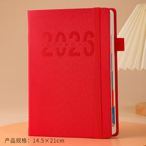 Nuovo arrivo 2026 A5 Notebook con calendario di 365 giorni Agenda in pelle portatile libro piano giornaliero cancelleria per la scuola e l'ufficio - Product Image 5