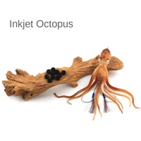 Octopus TPE appât souple traité au jet d'encre bateau coulé tête de plomb pour la carpe pour les techniques de pêche de fond prêt à l'exportation