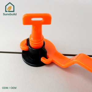 Sunsbuild Sistema de Nivelación de Azulejos Reutilizable Anti-Desnivelación con Niveladores de Azulejos con Bloqueo en T para Escaleras y Pisos de Sala de Estar, Impermeable - Product Image 1