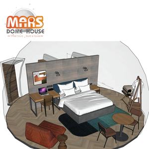 Casas Domo Prefabricadas Aisladas con Panel Sándwich R 37 de Última Generación, Casas Domo FRP Pequeñas para una Vida Autónoma en Glamping Remoto - Product Image 6