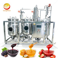 ORME Dunne Film Suikerriet Sap Suiker Verdamper Machine Tomatenpuree Vacuüm Ultrasone Concentrator Te Koop