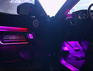 Lumière d'ambiance pour Land Rover Discovery 5 2017-2024, lampe d'atmosphère intérieure, 28 lumières, ciel étoilé, commande par application, lumière LED de voiture 12V - Product Image 4