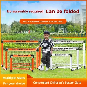 Foldable Soccer <b>Goal</b> Children's Soccer Toy Simple <b>Portable</b> Frame White/Orange Packaged Kindergarten Outdoor Sports Early - Product Image 6