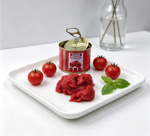 Pasta de Tomate Halal con Sabor Dulce, Enlatada al Vapor, en Envase Tipo Tambor, Conservada en Agua, a Granel, Marca OASIC - Product Image 1