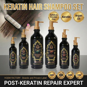 Ensemble Shampooing et Après-Shampooing Professionnel Sans Sulfate à la Kératine pour Soins Post-Kératine Marque Blanche - Product Image 1