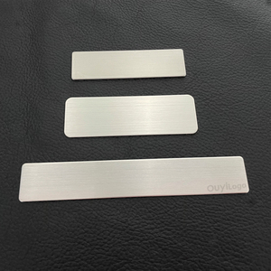 厂家批发空白金属黄铜标签粘合金属板雕刻激光铝铭牌 - Product Image 3