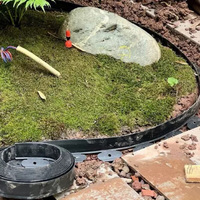 Bordure de jardin Sunsbuild en HDPE durable, résistante aux UV, résistante à l'eau, traitée sous pression, certifiée CE/RoHS, personnalisable