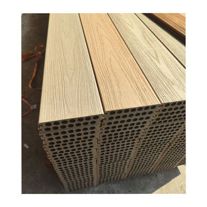 Planches de <span class=keywords><strong>terrasse</strong></span> en WPC recyclé écologiques, <span class=keywords><strong>terrasse</strong></span> extérieure, jardin, <span class=keywords><strong>terrasse</strong></span>, design cannelé bicolore, brossé, directement de l'usine, bon prix - Product Image 1