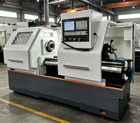 Mesin Bubut Horizontal CNC Flat Bed CK6150B Single Spindle untuk Presisi Tinggi, Swing Maksimal 500mm, Tugas Berat, Motor 220V, Kompetitif