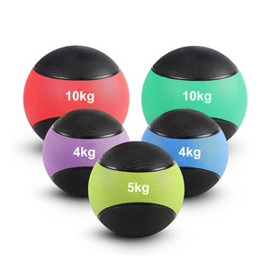Weighted Medicine Ball-10KG Non-Slip Rubber Shell Dual Texture Grip Fitness Exercise Ball for <strong>Core</strong> <strong>Strength</strong> &amp; Balance Training - Product Image 6