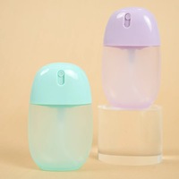 Flacon pulvérisateur en plastique en forme de capsule 30ml 50ml, type à pression, teinte personnalisée, facile à transporter