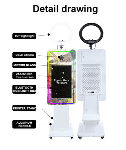 Photomaton portable intelligent avec écran tactile de 21,5'' et 32'', impression de <span class=keywords><strong>GIF</strong></span> et enregistrement vidéo - Product Image 4