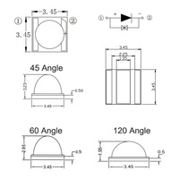 Éclairage extérieur à haute luminosité, diode Ra80 Ra97, blanc, 1W 3W 5W LED, puce 3535, module LED monté sur puce 3535, LED 3V, blanc froid