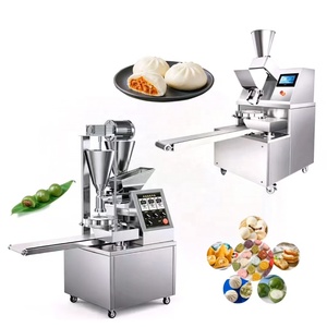Machine automatique de fabrication de pains vapeur farcis du Népal, pour dumplings, xiaolongbao, <span class=keywords><strong>dim</strong></span> <span class=keywords><strong>sum</strong></span>, baozi, bao, momo - Product Image 1