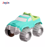 4PCS Off Road Vehicle Sand Toy Set avec pelle et moules à sable Kit de jeu extérieur durable pour les aventures de plage en été