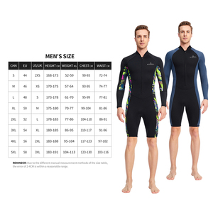 Combinaison de plongée DIVE&SAIL 1,5 mm, une pièce, manches longues, néoprène antibactérien, protection solaire, fermeture éclair sur la poitrine, pour hommes, plongée en apnée, natation, plongée - Product Image 6