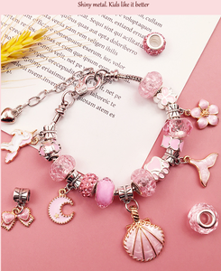 2025 <span class=keywords><strong>Calendario</strong></span> de Adviento de Navidad temática de Navidad DIY encanto joyería pulsera collar hacer Kit para niñas caja de regalo de Navidad Año Nuevo - Product Image 5
