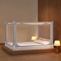 Vente en gros Moustiquaire à fond plein pour bébé anti-chute avec porte en forme de T pour lit à la maison