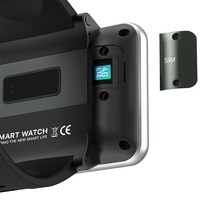 ساعة ذكية أندرويد DM100 بوصة 3GB RAM 32GB ROM 4G GPS WiFi ساعة ذكية مع كاميرا ببطارية mAh