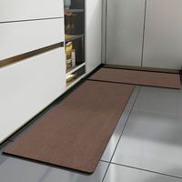 Tapis de Cuisine Antidérapant et Anti-Fatigue en Silicone pour la Vente en Gros, Accessoires de Cuisine Pratiques, Tapis de Cuisine en Cuir Synthétique