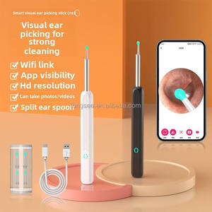 2025 nóng bán ne3 vẻ đẹp thông minh thông minh earpick HD hiển thị wifi kết nối otoscope ánh sáng xách tay điện/pin sáp Tai - Product Image 2