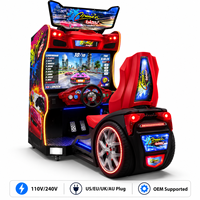 Simulateur de course automobile Cruisin Blast avec écran LCD de 42 pouces, machine de jeu d'arcade à monnayeur