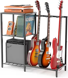 Gitarren ständer Mehrere Gitarren halter für Akustik gitarren ständer Boden display für Musikstudio