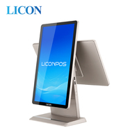 Terminal de point de vente tactile capacitif RUINAI 15'' 10 points, Android 11, système de caisse enregistreuse de bureau, 4G/WiFi/NFC Bluetooth 5.2 Wi-Fi