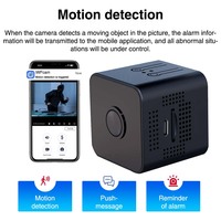 Mini caméra de sécurité WiFi intelligente, cube portable, action DV, surveillance vidéo domestique sans fil, vision à distance, détection de mouvement