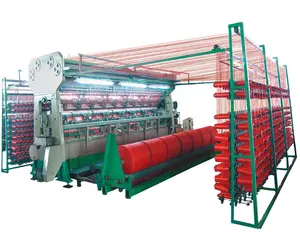 Factory direct Mesh bag knitting machine with Double needle bar can be wholesale