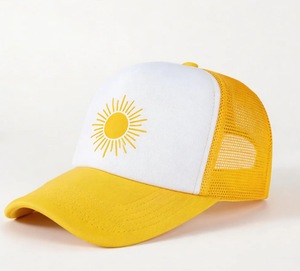 Gorra de Béisbol Blanca con Estampado Hip Hop, Gorra Deportiva Lisa con Bordado Personalizado, Gorra Trucker de Malla con Espuma - Product Image 3