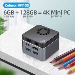 Nuevo Mini Pc Win 10 N4100 Core I3 <span class=keywords><strong>i5</strong></span> Computadora de escritorio RAM 4GB 8GB DDR3L Mini host - Product Image 2