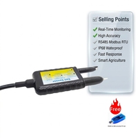 Electrodo de AgCl Industrial, Sensor de Temperatura del Suelo en Línea IoT, Medidor de pH del Suelo, Detector para Monitoreo de Agricultura de Precisión