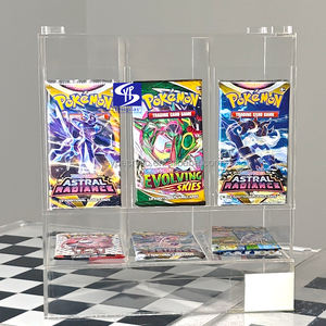 Distributeur empilable en acrylique transparent SYP pour les paquets de cartes Pokémon SWORD and SHIELD TCG, présentoir en acrylique pour les paquets de cartes Pokémon - Product Image 2