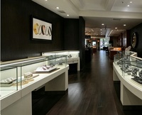 Vitrine à bijoux de luxe personnalisée GZowin, éclairage LED, design écologique, construction durable, couleurs et formes personnalisables