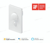 Capteur universel LifeSmart Alexa Flash avec variateur d'intensité et détection de mouvement, compatible Wi-Fi, design rotatif blanc pour la domotique