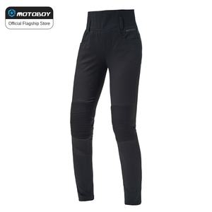 Motoboy סתיו וחורף נשים מכנסי רכיבה על אופנוע נשיפה, אלסטי, מזדמן, אופנתיים ורזים - Product Image 5