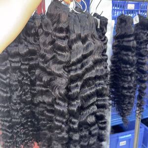 Miến điện nguyên xoăn tóc bó 100% tóc con người lớp biểu bì phù hợp tóc burmese xoăn tóc giả phần mở rộng 10 "-30" màu sắc tự nhiên - Product Image 3