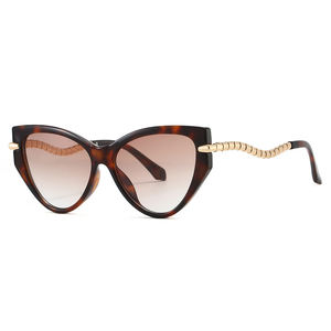 DOISYER occhiali da sole di lusso per le donne Logo personalizzato di alta qualità UV400 Cat Eye montature in rosso <span class=keywords><strong>e</strong></span> blu nuovi occhiali da sole di design - Product Image 4