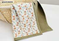 Nouvelles conceptions, couverture pour bébé en mousseline de coton gaufré imprimé été, papillon, couverture d'accueil, bambou, coton, 120*120CM