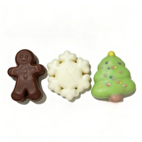 Jouet Squishy Mini Biscuit Croustillant de Noël, Jouet Anti-Stress à Presser, Jouet de Décompression Relaxant, Vente en Gros