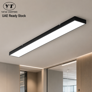 Modern Linear LED <b>Panel</b> <b>Light</b> 150cm 80W White <b>Light</b> ABS PP Acrylic Pendant And Ceiling Mount Indoor Pendant Lighting - Product Image 1